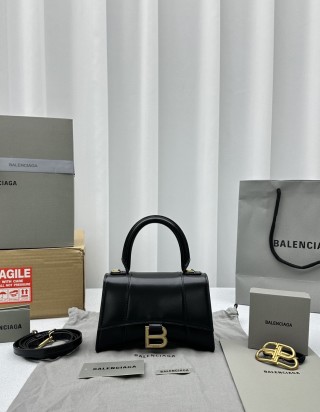 발렌시아가 아워글래스 탑 핸들백 스몰