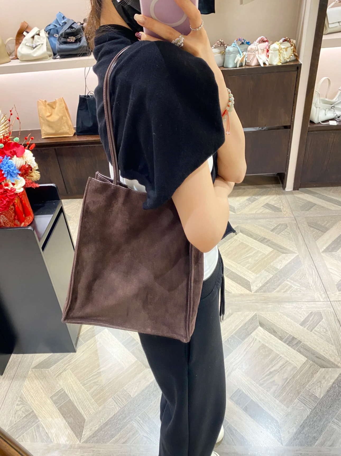 더로우 투고 토트백