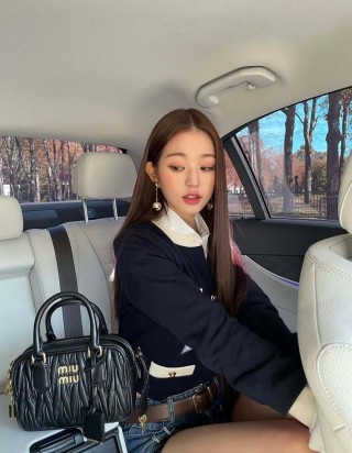 미우미우 마테라쎄 나파 가죽 백
